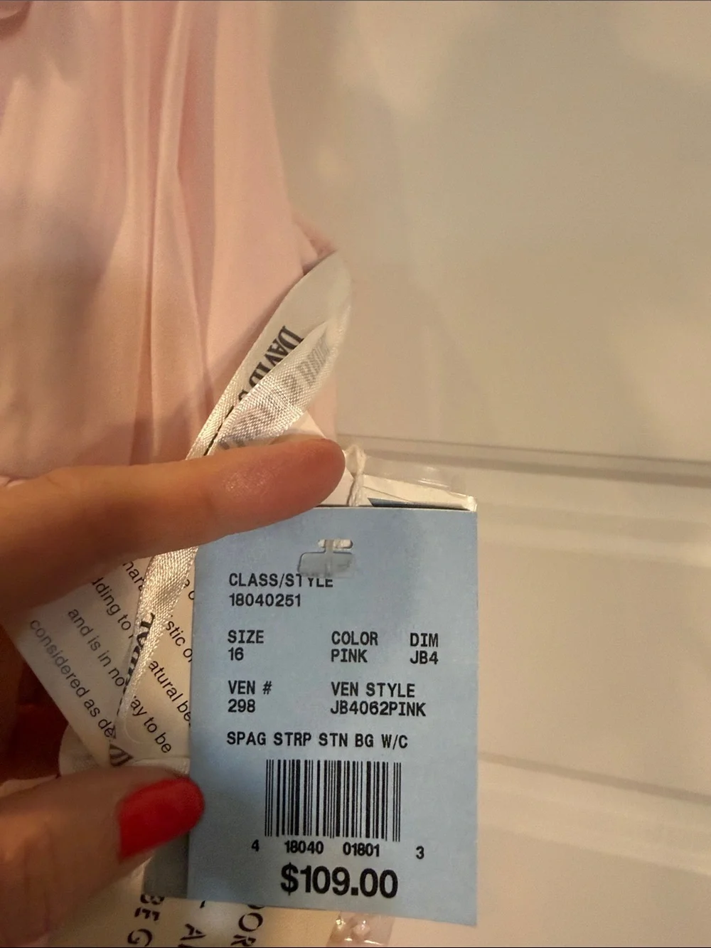 David’s Bridal Bow Dream Flower Girl size 16 NWT - Picture 3 of 10